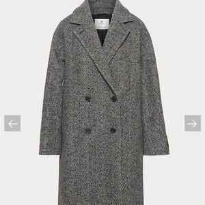 Babaton Slouch Coat Herringbone